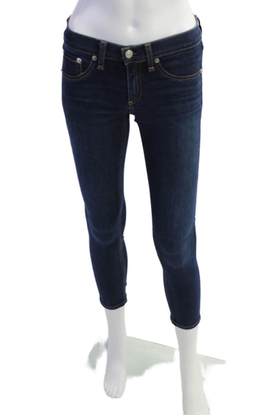 Rag & Bone Jean Womens Bedford Wash Skinny Leg Jeans Cotton Sz 25