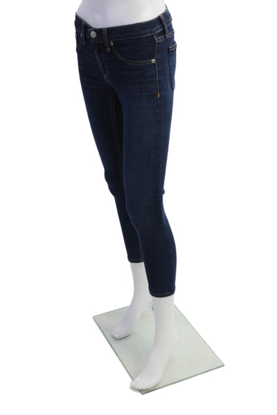 Rag & Bone Jean Womens Bedford Wash Skinny Leg Jeans Cotton Sz 25