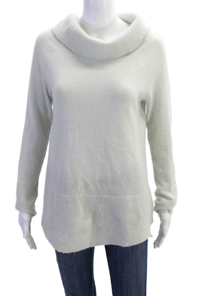 Moth Anthropologie Womens Long Sleeve Cowl Neck Cashmere Sweater Blue Size XS