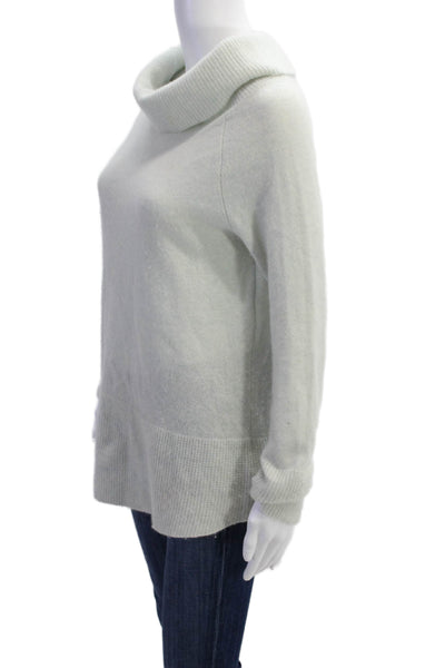 Moth Anthropologie Womens Long Sleeve Cowl Neck Cashmere Sweater Blue Size XS