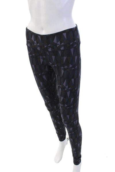 Lululemon womens Geometric Print Stretch Ankle Leggings Multicolor Size 4