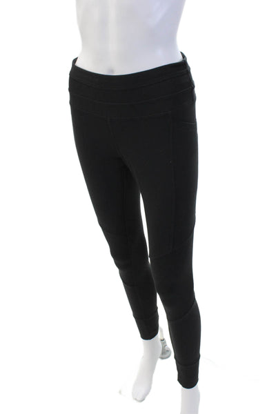 Athleta Womens Scoop Neck Sleeveless Tank Top Legging Set Black Size XS