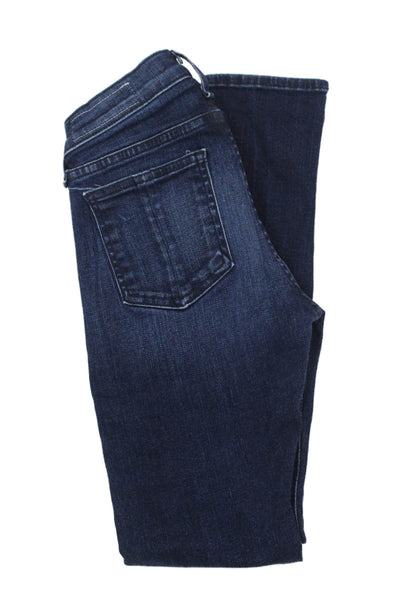 Rag & Bone Jean Womens Cotton Mid Rise Pocketed Capri Skinny Jeans Blue Size 24