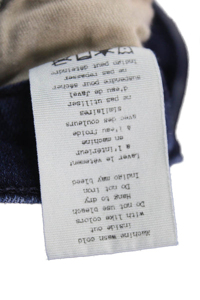Rag & Bone Jean Womens Cotton Mid Rise Pocketed Capri Skinny Jeans Blue Size 24