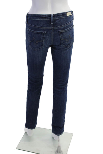 AG Adriano Goldschmied Womens Stilt Cigarette Leg jeans Blue Cotton Size 26