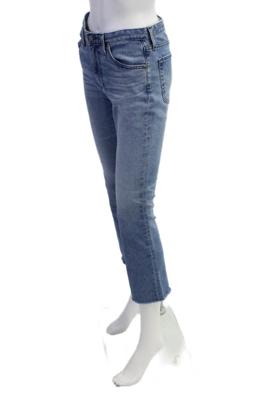 AG Adriano Goldschmied Womens The Jodi Crop Jeans Blue Cotton Size 26