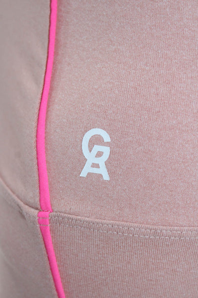 Good American Womens Stretch Mid-Rise Cropped Activewear Leggings Pink Size 0