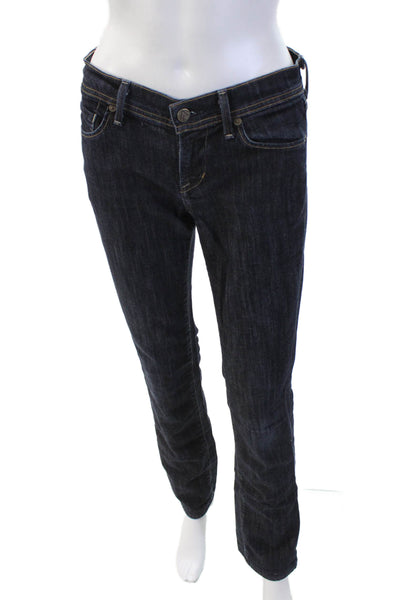 Citizens of Humanity Womens Cotton Dark Wash Straight Leg Jeans Navy Size 27