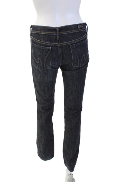 Citizens of Humanity Womens Cotton Dark Wash Straight Leg Jeans Navy Size 27
