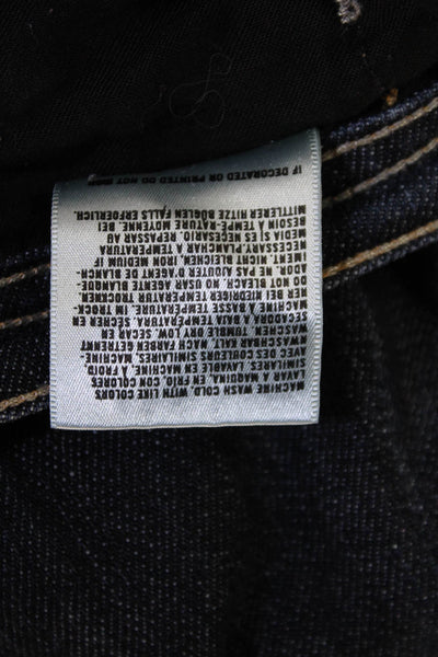 Citizens of Humanity Womens Cotton Dark Wash Straight Leg Jeans Navy Size 27