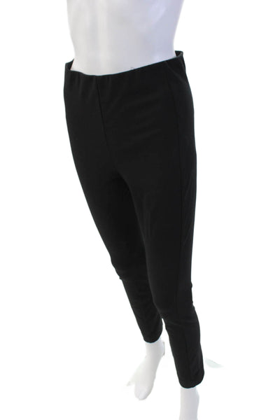 Rag & Bone Womens Pull On Cotton Zip Up Slim Fit Pants Black Size 2
