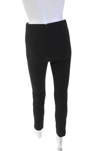 Rag & Bone Womens Pull On Cotton Zip Up Slim Fit Pants Black Size 2