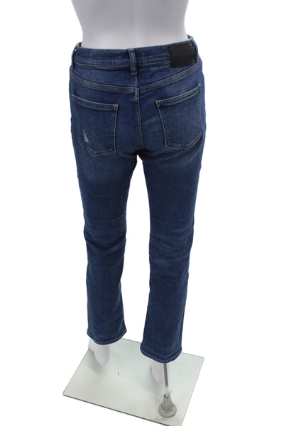 DL1961 Girls Cotton Brady Slim Fit Distressed Medium Wash Jeans Blue Size 16