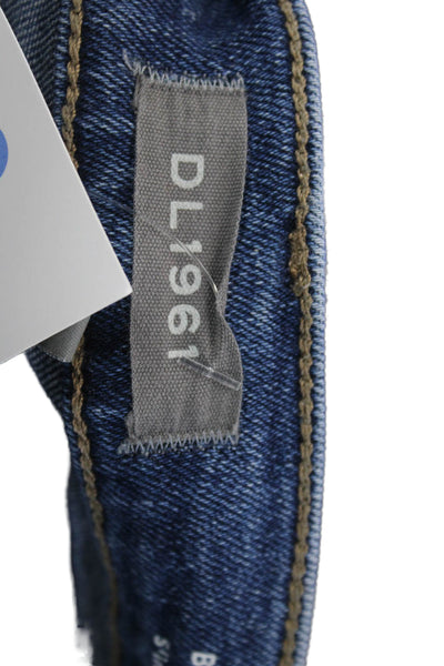 DL1961 Girls Cotton Brady Slim Fit Distressed Medium Wash Jeans Blue Size 16