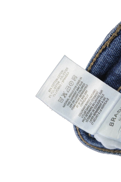 DL1961 Girls Cotton Brady Slim Fit Distressed Medium Wash Jeans Blue Size 16