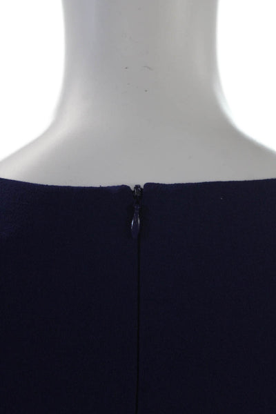 Vince Camuto Womens Sleeveless Double Buckled Wide Legged Jumpsuit Blue Size 2P