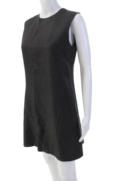 Alexander Wang Womens Sleeveless Knee Length A Line Dress Gray Black Size 4