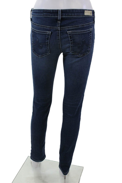 AG Adriano Goldschmied Womens The Stilt Cigarette Leg Jeans Blue Size 26