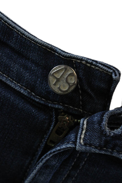 AG Adriano Goldschmied Womens The Stilt Cigarette Leg Jeans Blue Size 26