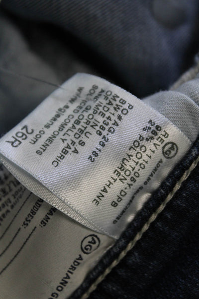 AG Adriano Goldschmied Womens The Stilt Cigarette Leg Jeans Blue Size 26