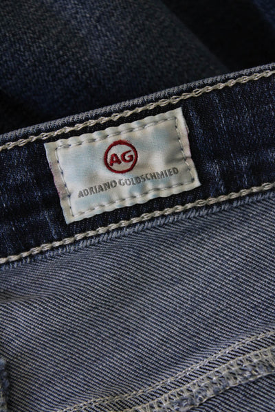 AG Adriano Goldschmied Womens The Stilt Cigarette Leg Jeans Blue Size 26