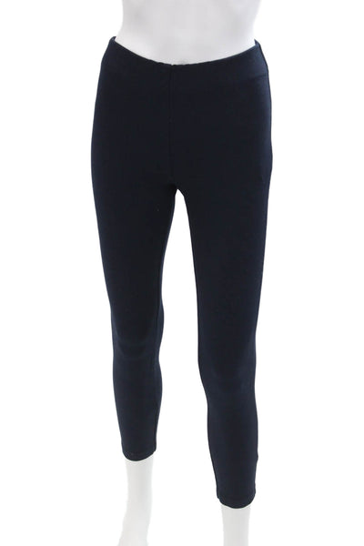 Joseph Abboud Womens High Rise Pull On Ankle Pants Navy Size 36