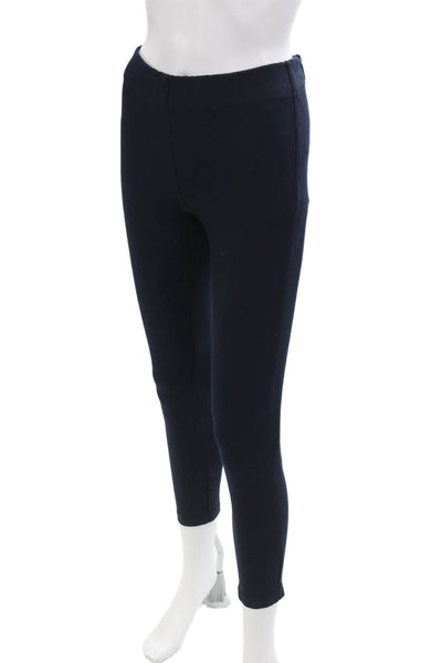 Joseph Abboud Womens High Rise Pull On Ankle Pants Navy Size 36