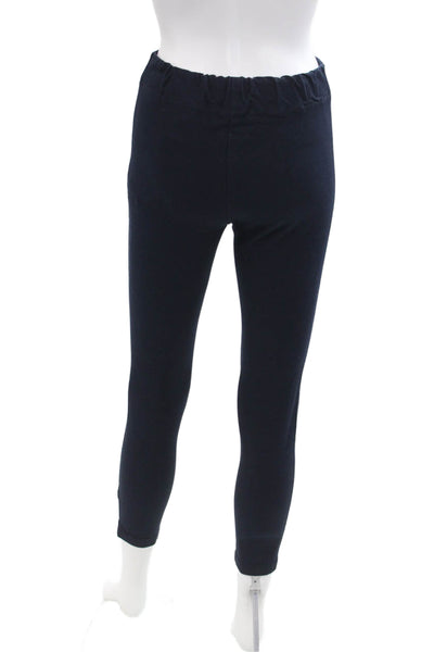 Joseph Abboud Womens High Rise Pull On Ankle Pants Navy Size 36