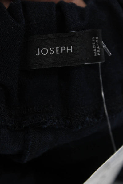 Joseph Abboud Womens High Rise Pull On Ankle Pants Navy Size 36