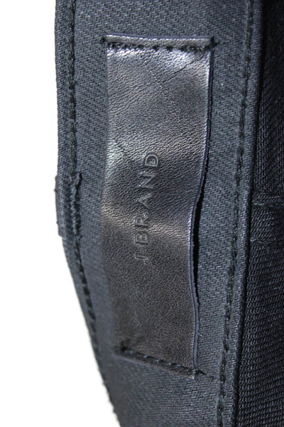 J Brand Mens Coated Mills Moto Skinny Zip Pocket Jeans Black Size 29