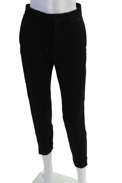 COS Mens Flat Front Ankle Zip Slim Fit Pants Black Size 30