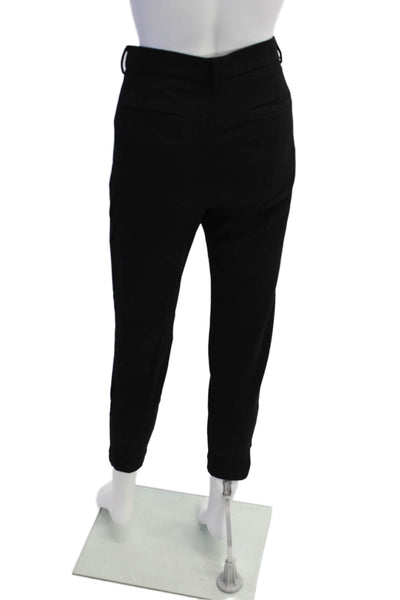 COS Mens Flat Front Ankle Zip Slim Fit Pants Black Size 30