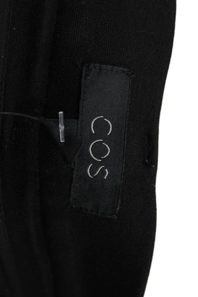 COS Mens Flat Front Ankle Zip Slim Fit Pants Black Size 30