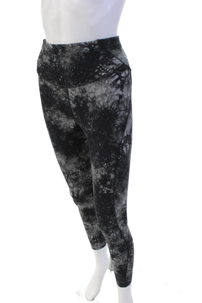 Lululemon Womens High Waisted Textured Print Athletic Leggings Gray Size XS