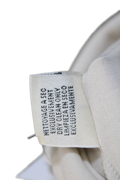 Hermes Womens Cotton Sleeveless Crewneck Tank Top Beige Size 36