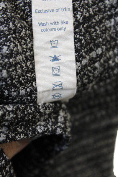 Lululemon Womens Abstract Print Low-Rise Activewear Ankle Leggings Gray Size 4