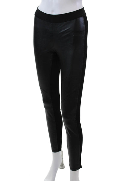 Sam Edelman Womens Textured Lined Sleek Skinny Leg Pants Black Size XS