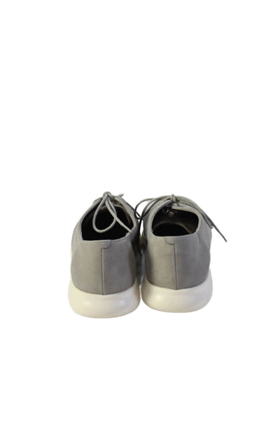 Cole Haan 2.0 Grand Womens Suede Perforated Lace Up Sneakers Gray Size 9