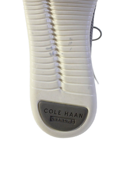 Cole Haan 2.0 Grand Womens Suede Perforated Lace Up Sneakers Gray Size 9