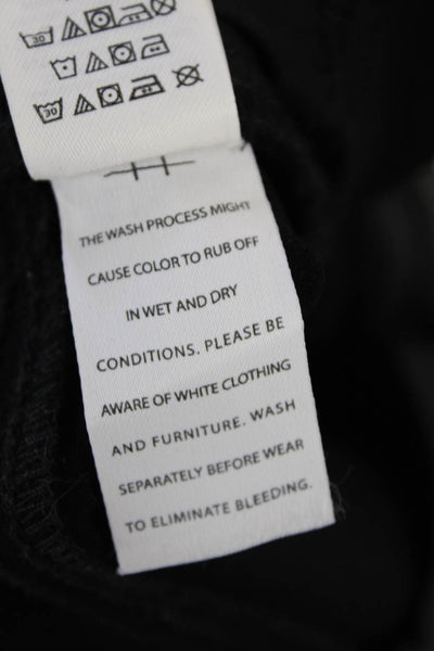 Habitual Womens Mid Rise Ritual Wet Look Skinny Jeans Solid Black Size 12