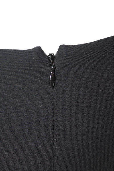 Elizabeth and James Womens Cold Shoulder Short Sleeved Top Black Size 0
