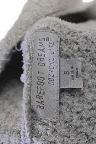 Barefoot Dreams® Womens Open Front Waterfall Collar Cardigan Gray Size S