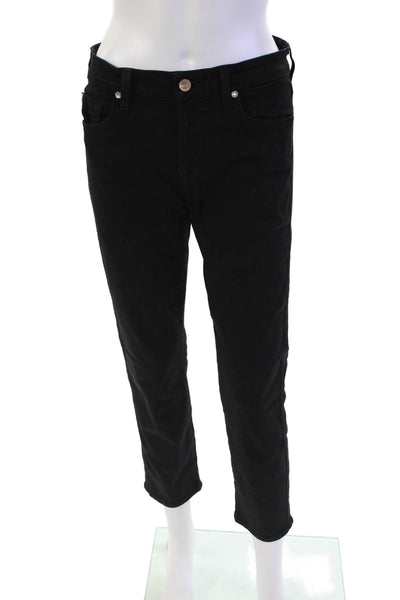7 For All Mankind Womens Button Zip Straight Leg Pants Size EUR 29