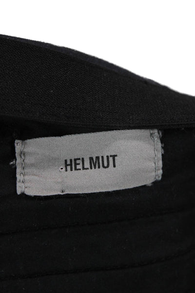 Helmut Womens Textured Lined Ankle Skinny Leg Casual Pants Black Size EUR 24