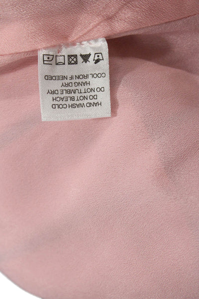 Lovers + Friends Womens Textured Sleeveless Striped Top Pink Size XS