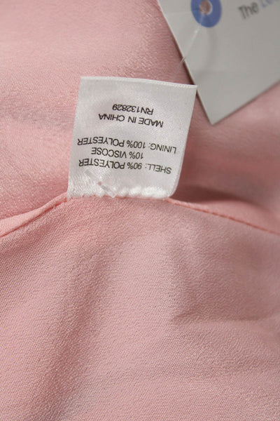 Lovers + Friends Womens Textured Sleeveless Striped Top Pink Size XS