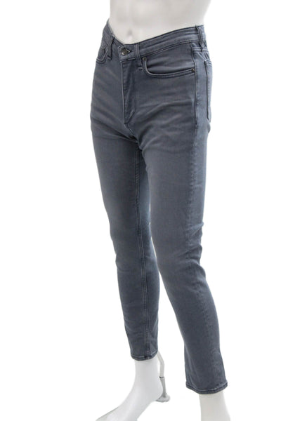 Rag & Bone Womens Cotton 5 Pocket Straight Leg Jeans Gray Blue Size 29x30