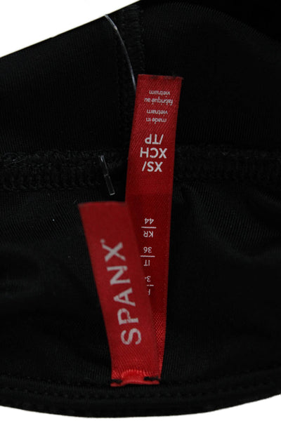 SPANX® Womens High Rise Snakeskin Print Ankle Leggings Black Size XS