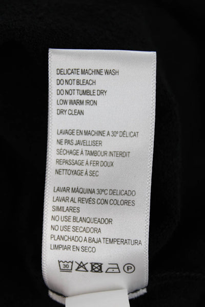 Nation Los Angeles Womens Sleeveless Solid Stretch Crop Tank Top Black Size XL