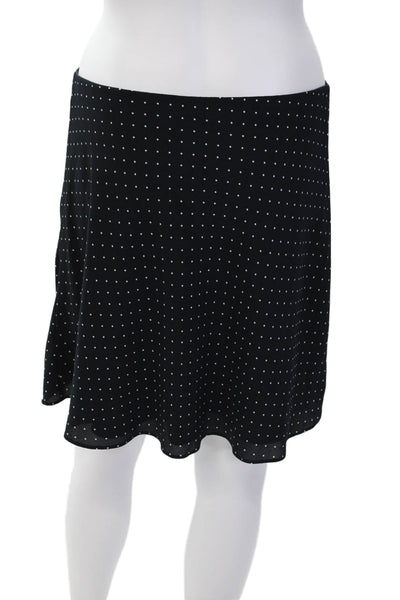 Bailey 44 Womens 2 Piece Off Shoulder Polka Dot Blouse Skirt Set Blue Size M